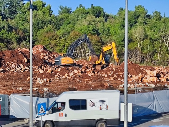 Gradnja novog trgovačkog centra Kaufland u Poreču - Foto Tanja Kocijančić