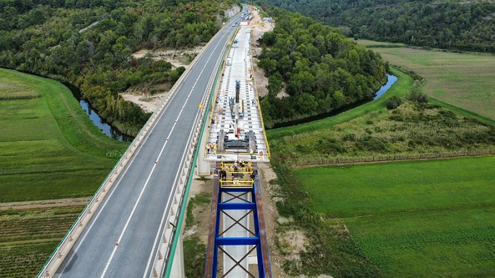 Radovi na mostu Mirna - Istarski ipsilon - Foto Bina Istra