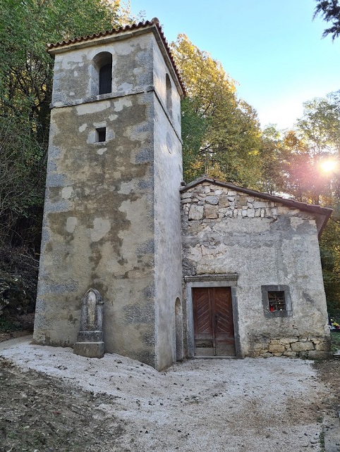 Crkva Sv. Luke u Brgudcu, jedina u Istri posvećena ovom evanđelistu