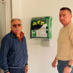 Foto Općina Kaštelir-Labinci - defibrilator u sportskoj dvorani