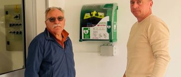 Foto Općina Kaštelir-Labinci - defibrilator u sportskoj dvorani